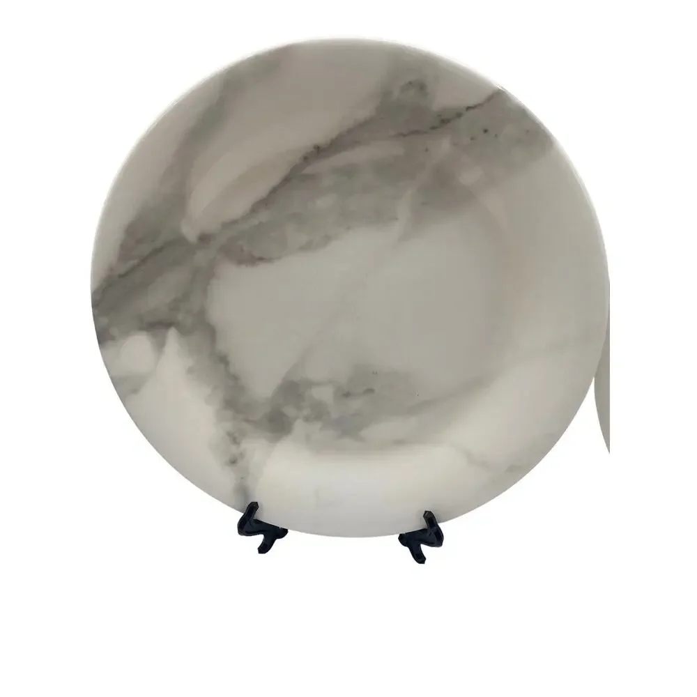 Sasaki Japan Fine China CALCUTTA GREY Dinner Plate 10 5/8